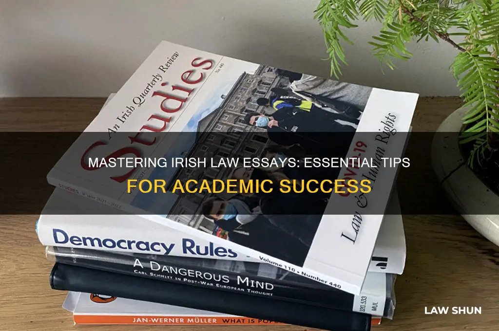 how to write a law essay ireland