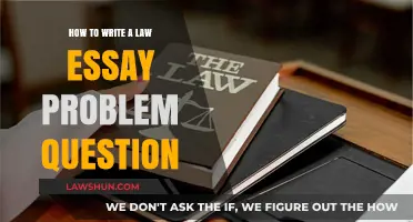 Mastering Law Essay Problem Questions: A Comprehensive Writing Guide