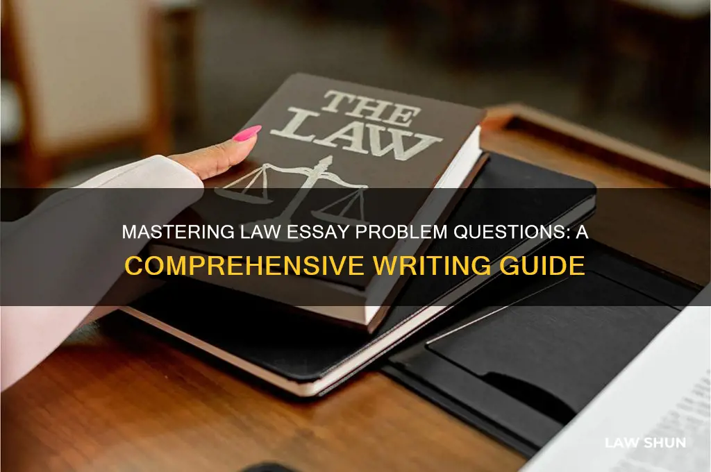how to write a law essay problem question