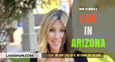 Crafting Arizona Legislation: A Step-by-Step Guide to Writing Laws