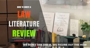Mastering Legal Research: Crafting a Comprehensive Law Literature Review