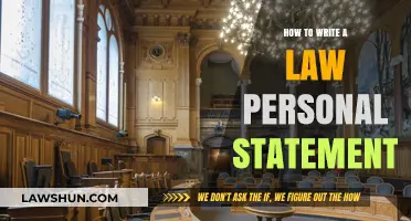 Crafting a Compelling Law Personal Statement: Expert Tips and Strategies