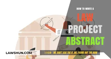 Mastering Law Project Abstracts: Essential Tips for Clear and Concise Writing