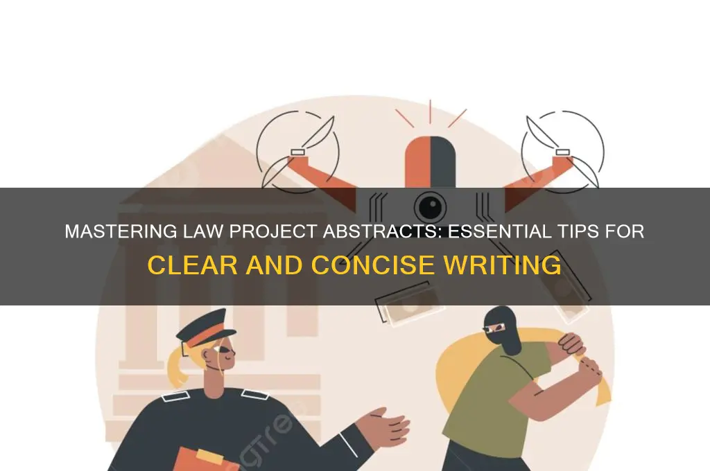 how to write a law project abstract