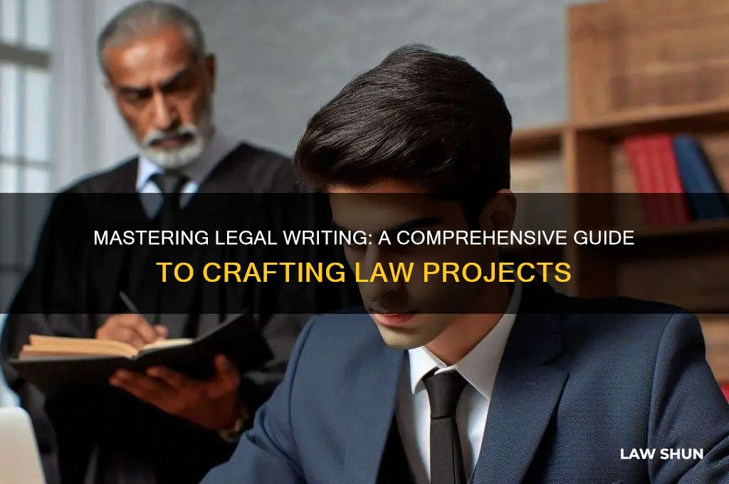 how to write a law project