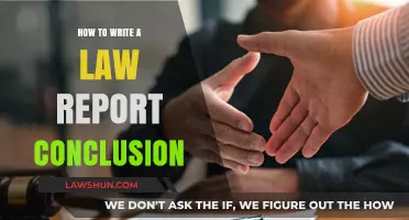 Mastering Law Report Conclusions: Essential Tips for Effective Legal Writing