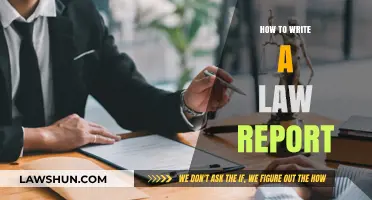 Mastering Legal Writing: A Comprehensive Guide to Crafting Law Reports