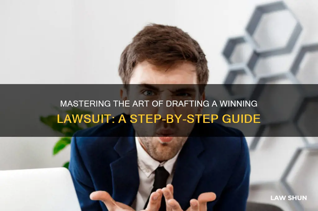 how to write a law suit