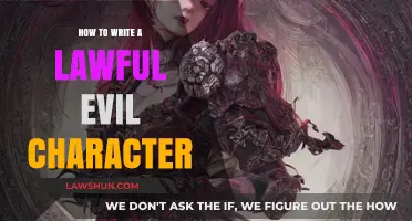 Crafting Lawful Evil Characters: Balancing Order, Ambition, and Moral Complexity