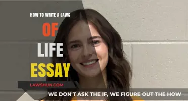 Mastering the Art of Writing a Laws of Life Essay