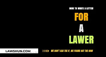 Mastering Legal Correspondence: How to Write a Professional Letter to a Lawyer