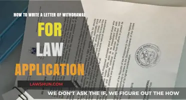 Crafting a Professional Law Application Withdrawal Letter: Step-by-Step Guide