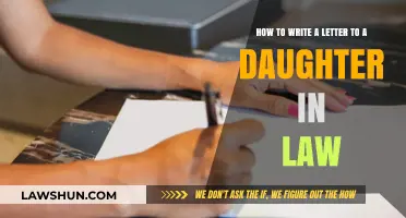 Crafting a Heartfelt Letter to Your Daughter-in-Law: Tips and Guidance