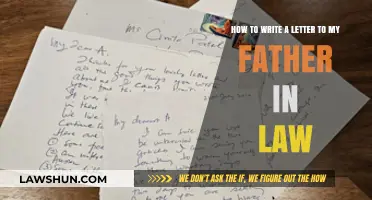 Crafting a Heartfelt Letter to Your Father-in-Law: Tips and Guidance
