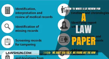 Mastering Legal Literature Reviews: A Step-by-Step Guide for Law Papers