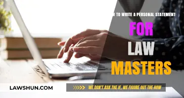 Crafting a Compelling Law Masters Personal Statement: Expert Tips and Strategies