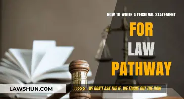 Crafting a Compelling Law Pathway Personal Statement: Expert Tips and Strategies