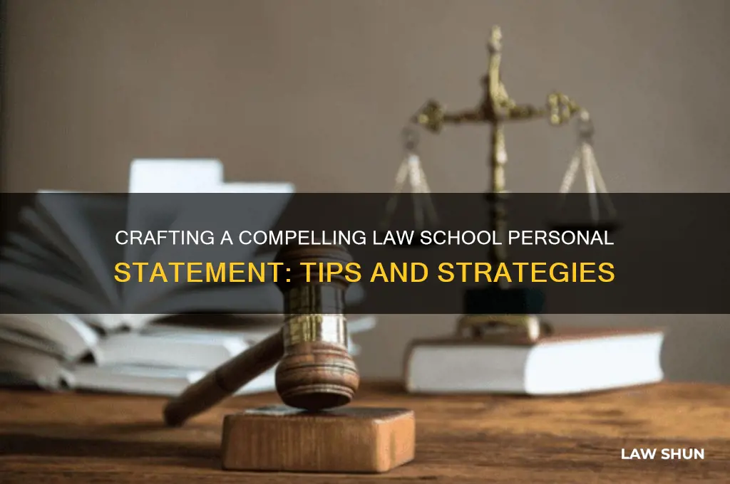 how to write a personal statement for university law