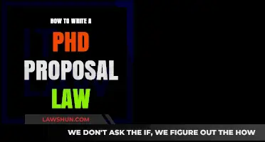 Mastering Your PhD Proposal: A Comprehensive Guide for Law Students