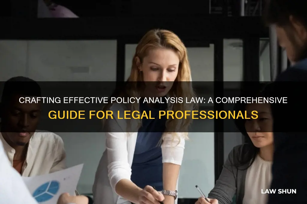 how to write a policy analysis law