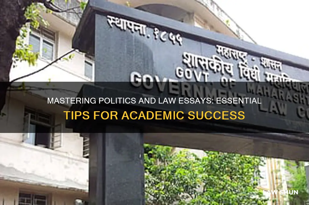 how to write a politics and law essay