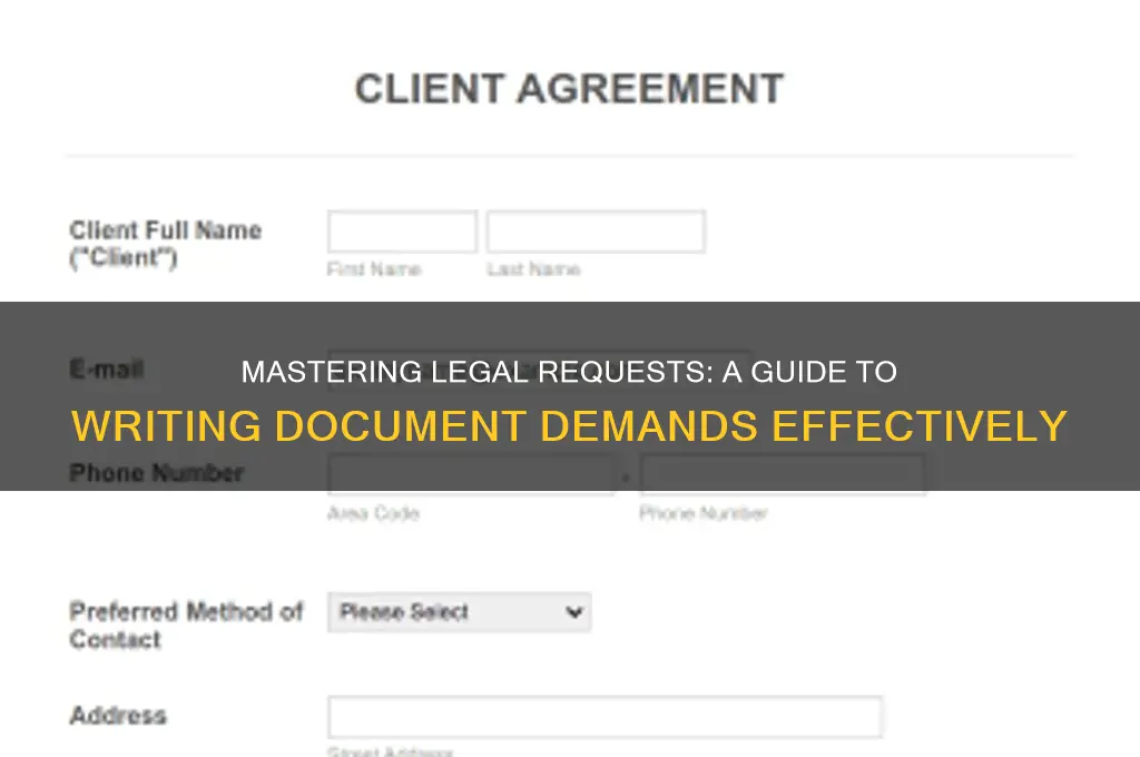 Mastering Legal Requests: A Guide To Writing Document Demands ...