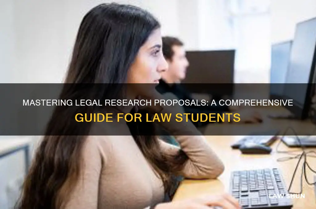 how to write a research proposal in law