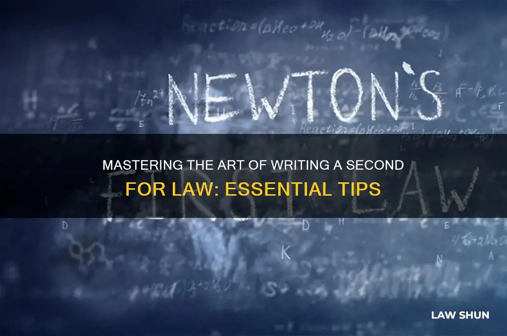 how to write a second for law