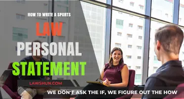 Crafting a Winning Sports Law Personal Statement: Expert Tips and Strategies