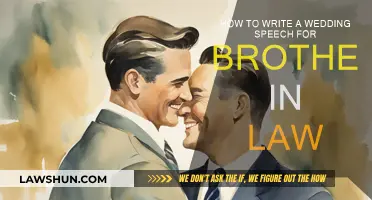 Crafting a Memorable Wedding Speech for Your Brother-in-Law