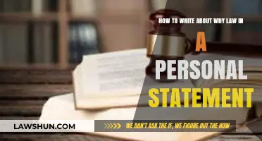 Crafting a Compelling Law Personal Statement: Why Law Matters