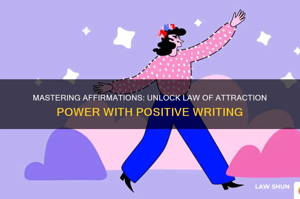 how to write affirmations law of attraction