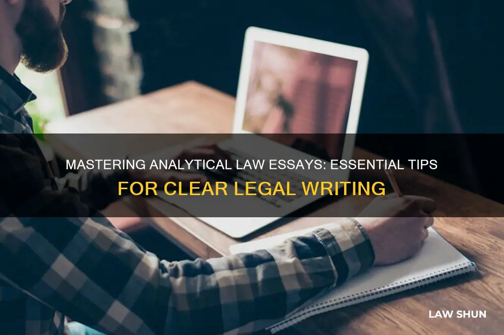 how to write an analytical law essay