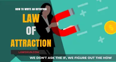 Mastering the Art of Writing Powerful Intentions for the Law of Attraction