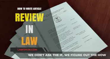 Mastering Legal Article Reviews: A Comprehensive Guide for Law Students