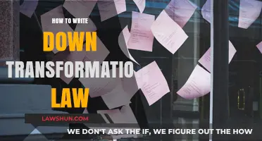 Mastering Transformation Laws: A Step-by-Step Guide to Writing Them Down