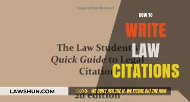 Mastering Legal Writing: A Comprehensive Guide to Proper Law Citations