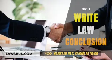 Mastering Legal Writing: Crafting Effective Law Conclusion Techniques