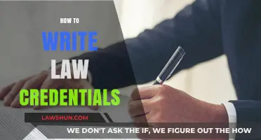 Mastering Legal Writing: Crafting Impressive Law Credentials Effectively
