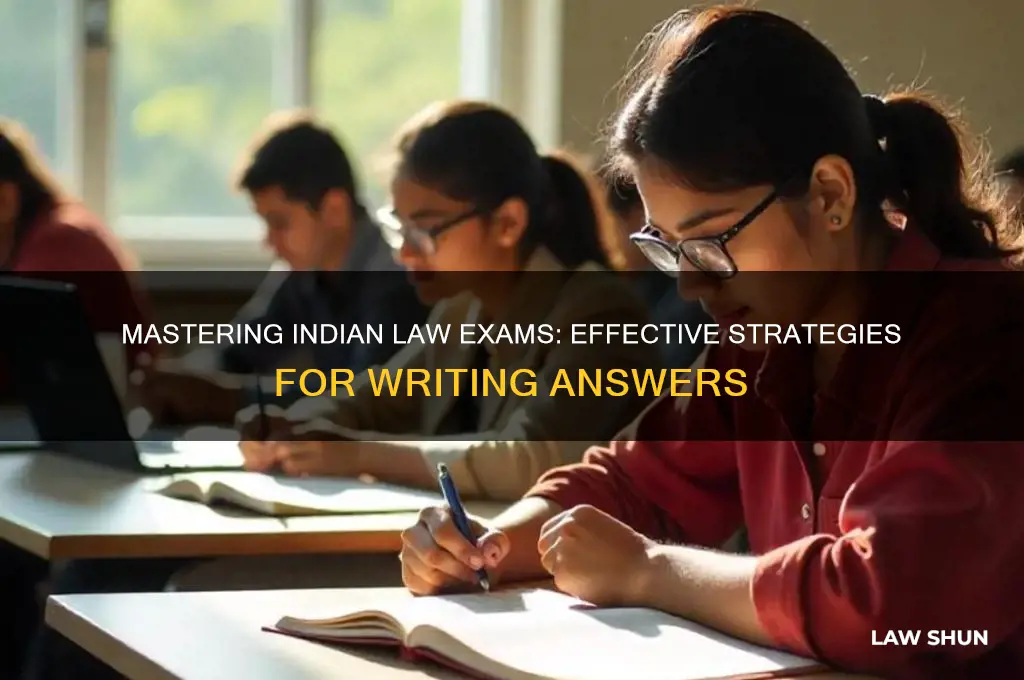 how to write law exam answers india