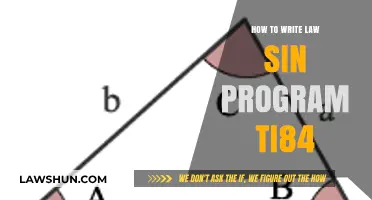 Mastering Law of Sines on TI-84: A Step-by-Step Programming Guide