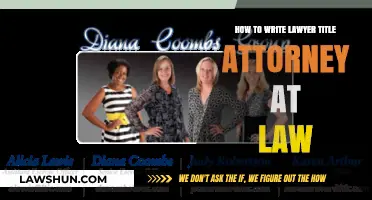 Crafting the Perfect Lawyer Title: Attorney at Law Essentials