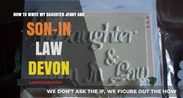 Writing to My Daughter Jenny and Son-in-Law Devon: Tips and Ideas