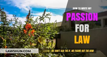 Unleashing Your Passion for Law: Crafting a Compelling Personal Statement