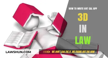 Mastering 3D Legal Writing: Crafting a CAL App with Precision