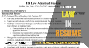 Crafting a Standout Pre-Law Resume: Essential Tips and Strategies