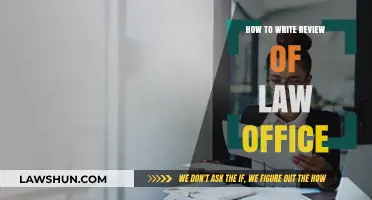 Mastering the Art of Writing a Comprehensive Law Office Review