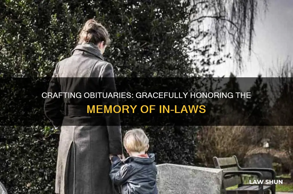 how to write surviving in-laws in an obituary