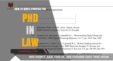 Crafting a Compelling PhD Law Synopsis: Essential Tips and Strategies