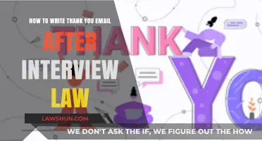 Mastering the Art of Post-Interview Gratitude: Crafting a Law-Focused Thank You Email